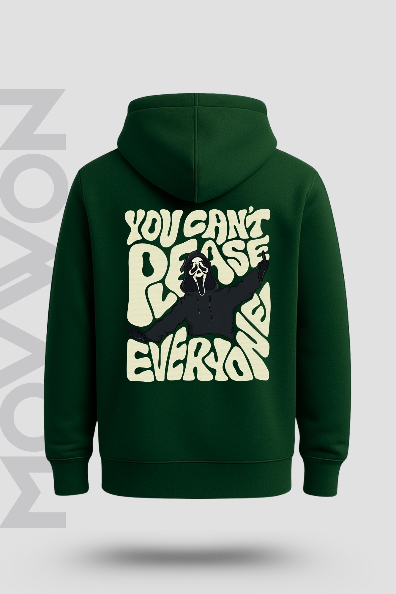 Ghost Vibes Relaxed Hoodie Bottel Green