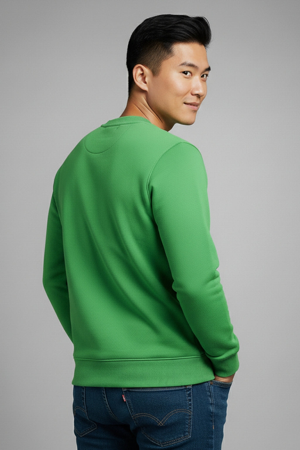 NYC  Solid Sweatshirt - Pista Geen