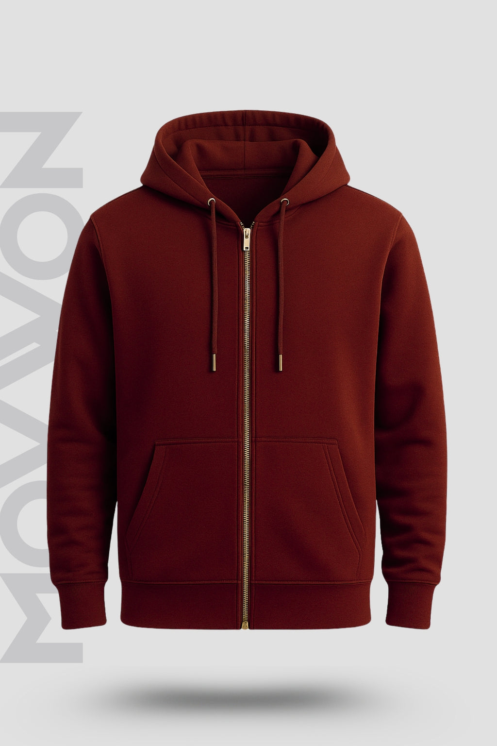 Ghost Vibes Relaxed Hoodie Maroon