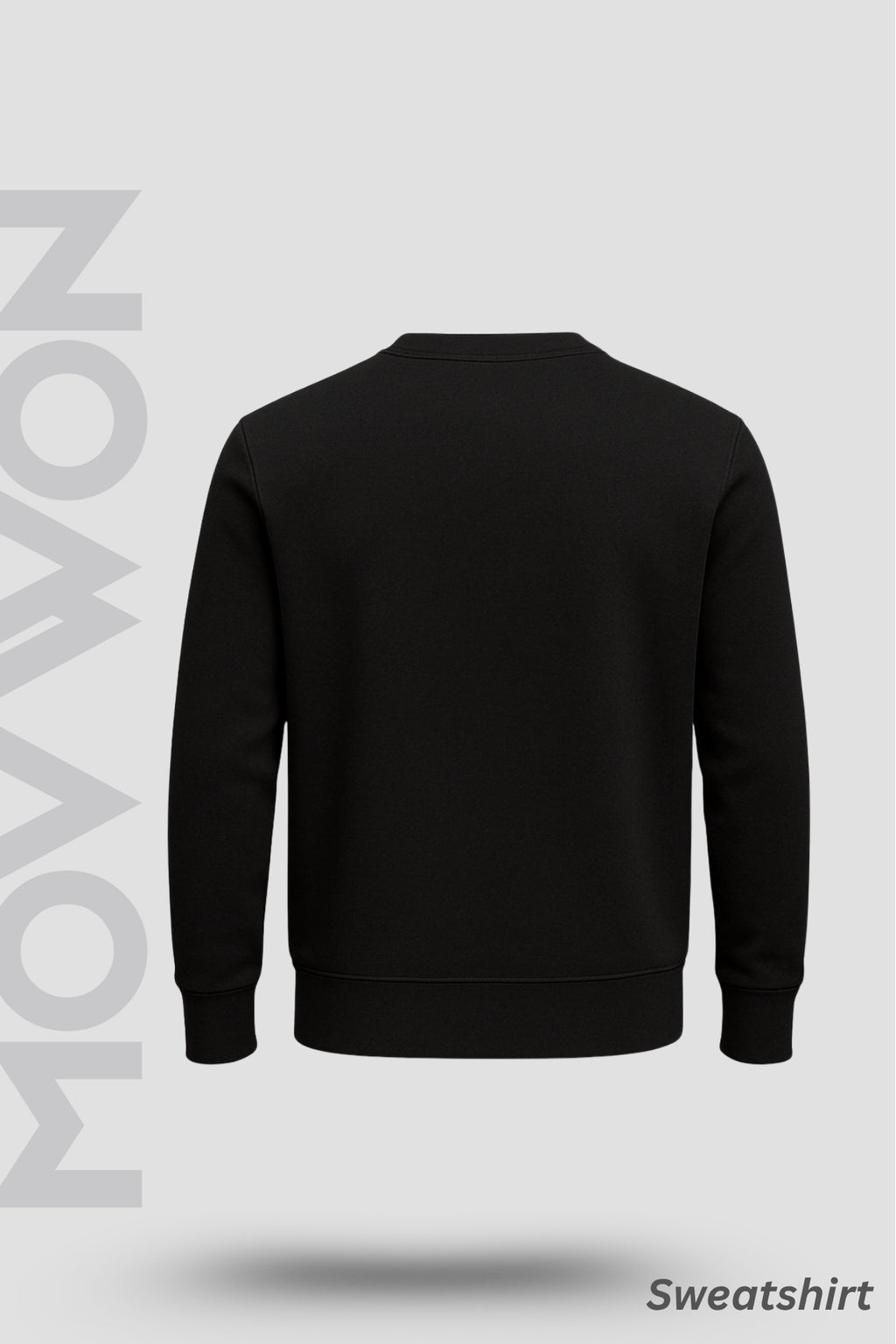 Tribal Matrix Solid Sweatshirt - Black Colour