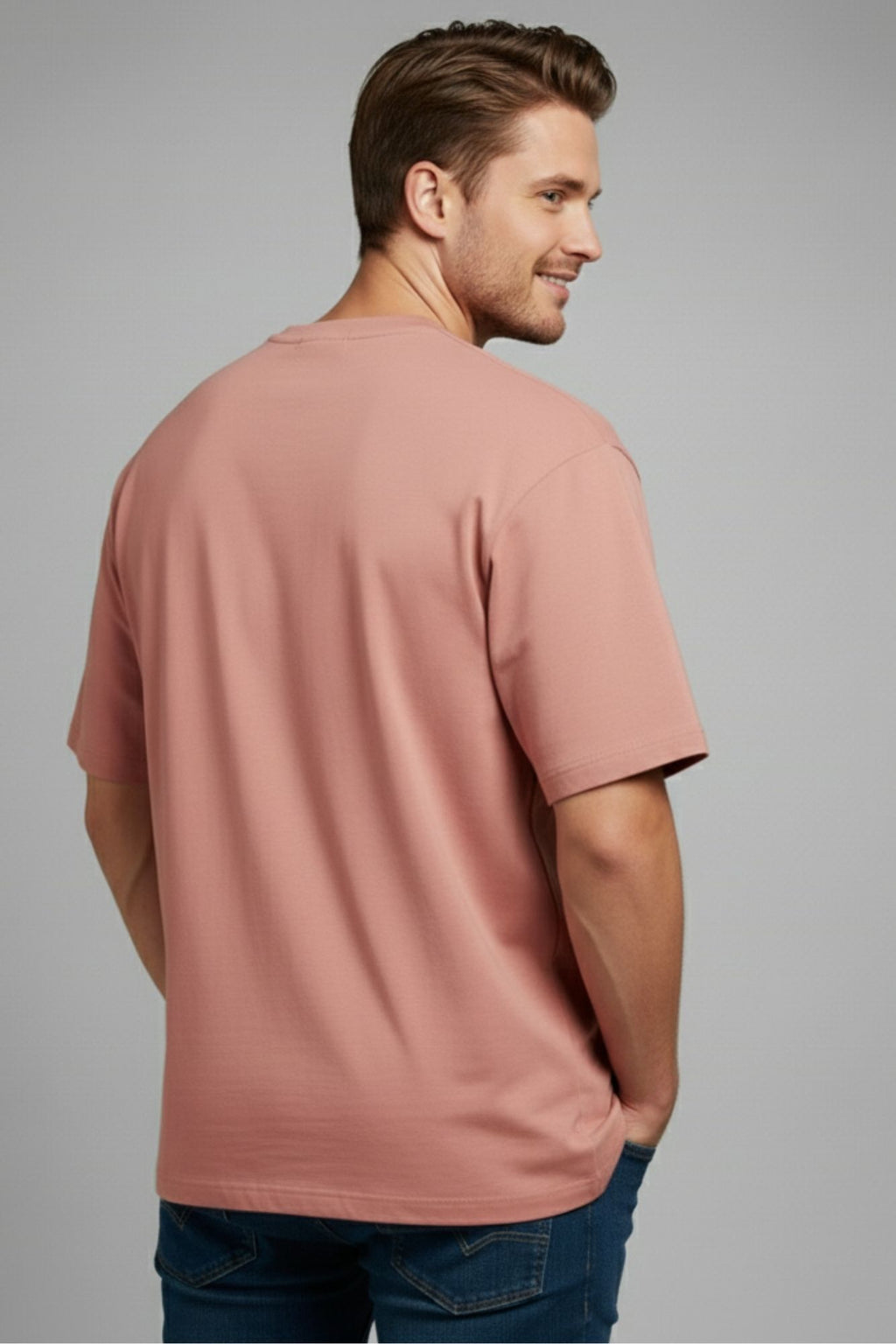 NYC Oversized T-Shirt - Lite Pink Colour