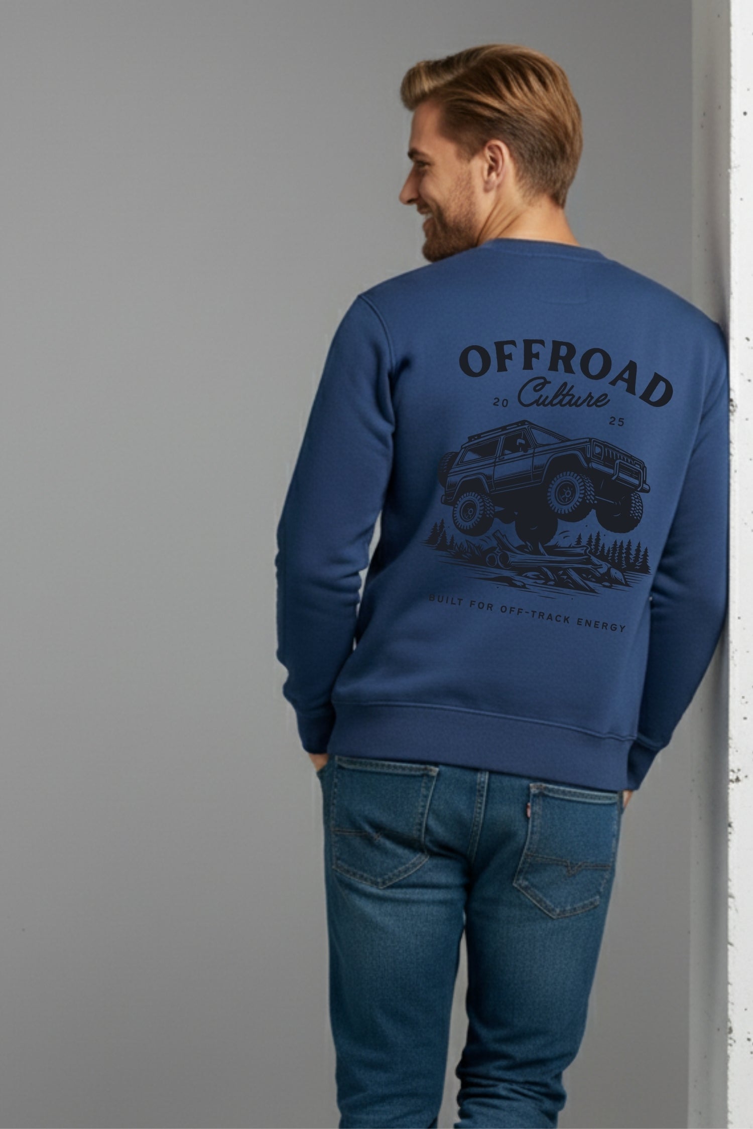 Off Road Sweatshirt Regular Fit - Diesel Blue