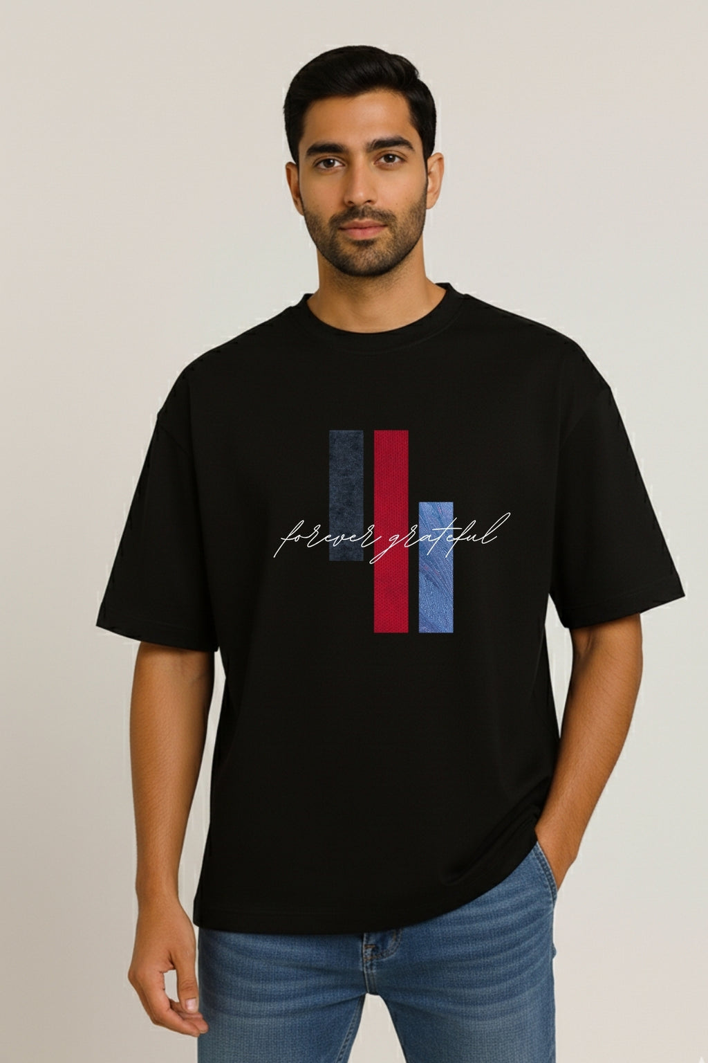 Oversized T-Shirt - Black Colour