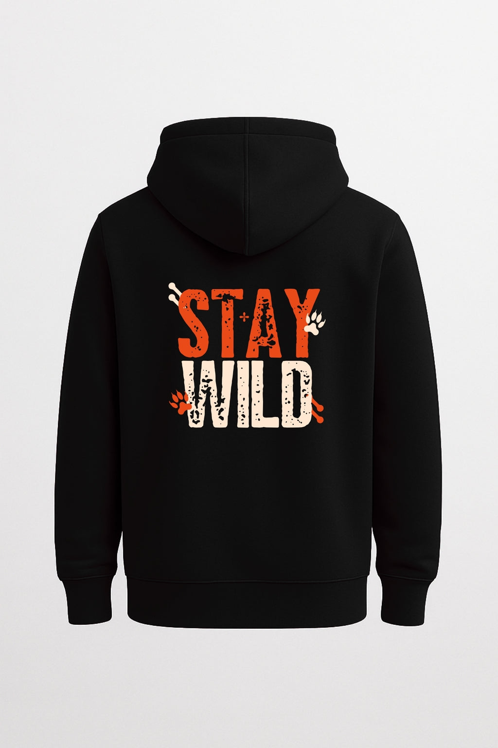 Stay Wild Relaxed  Hoodie Diesel Black