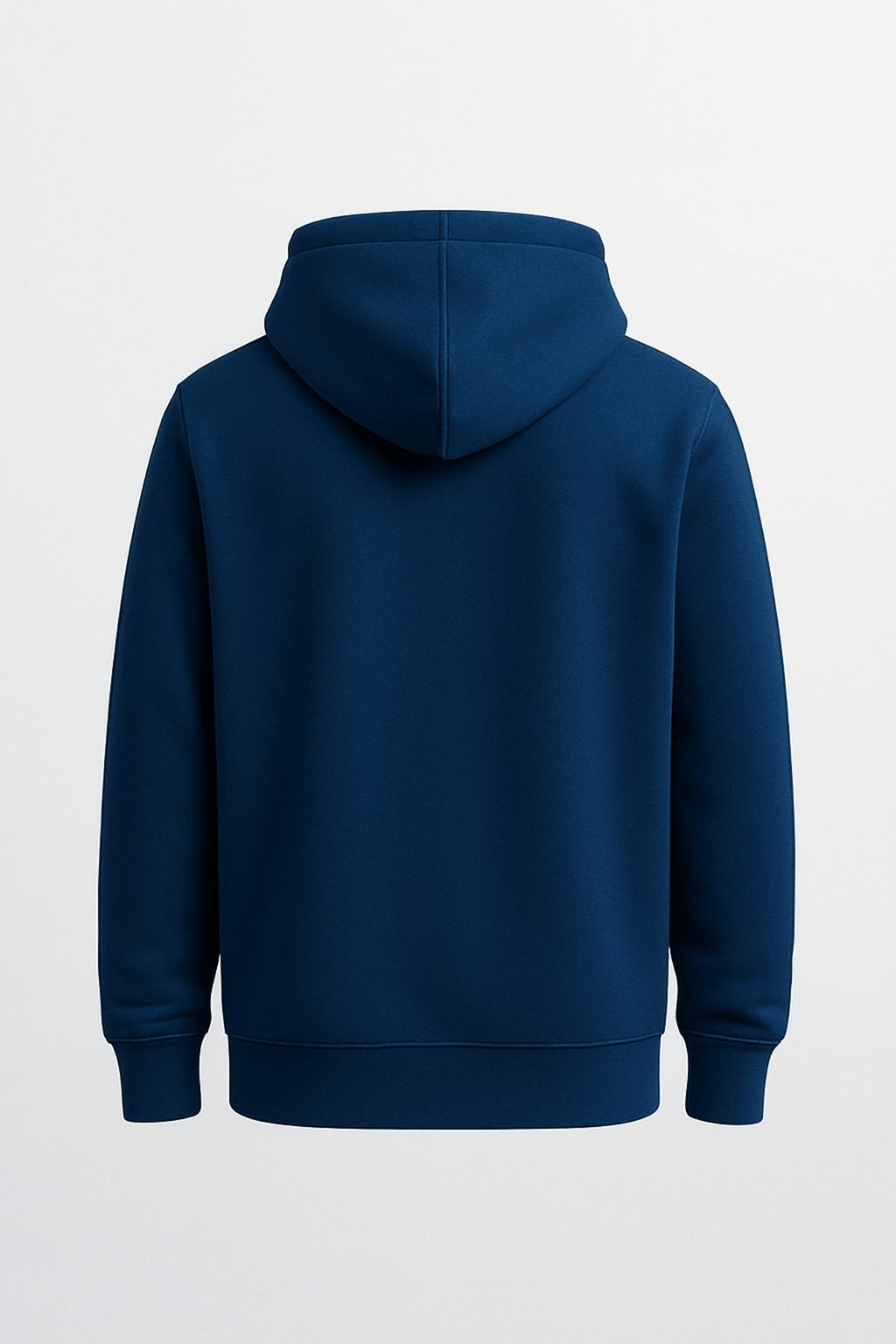 Relaxed Diesel Blue Plain Hoodie