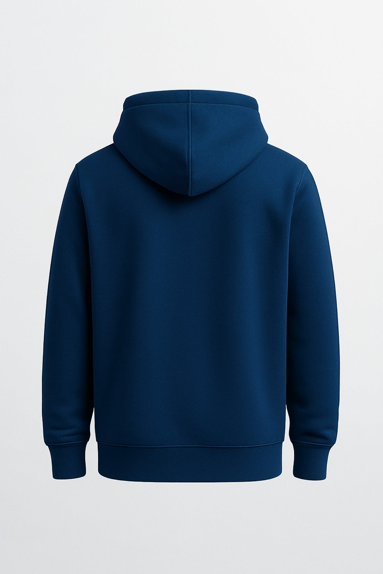 Relaxed Diesel Blue Plain Hoodie