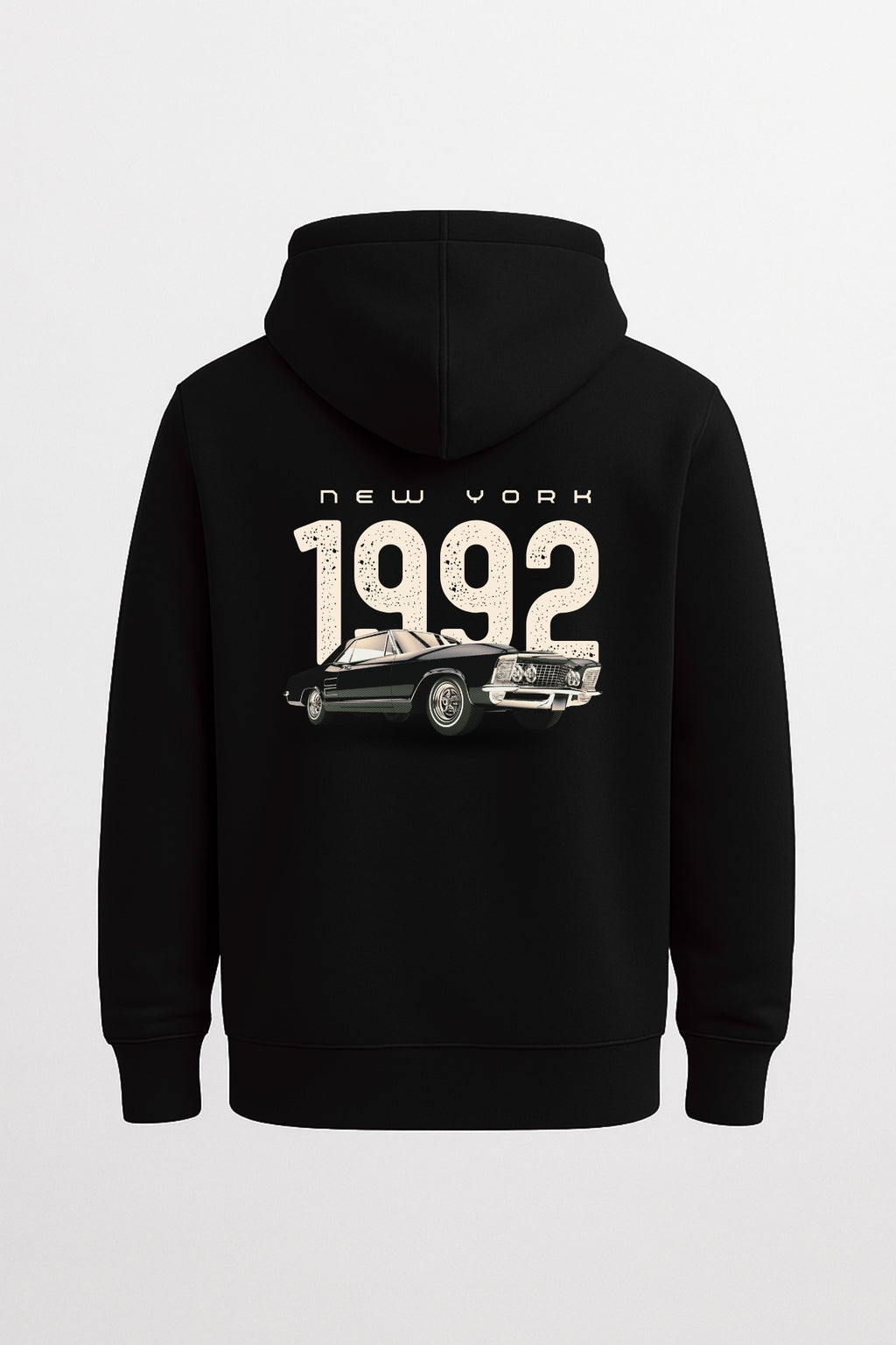 Classic Car 1992 Edition Relaxed  Hoodie  Black
