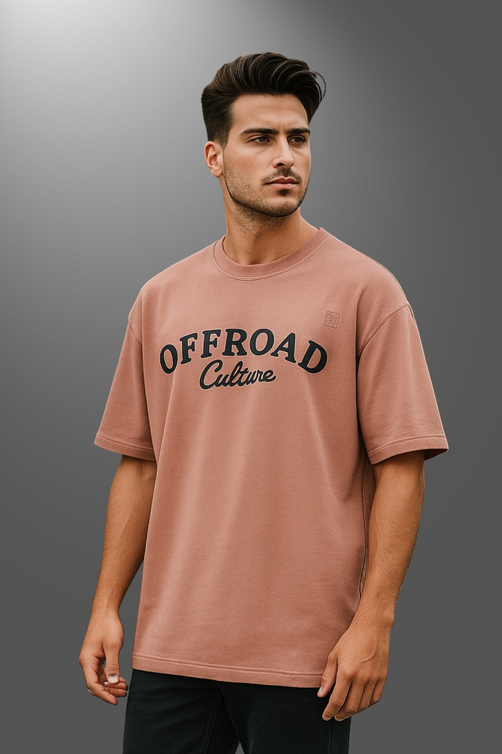 Off Road Oversized T-Shirt - Lite Pink