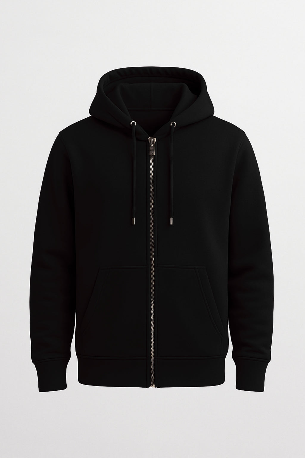 The Great Wave Relaxed  Hoodie  Black