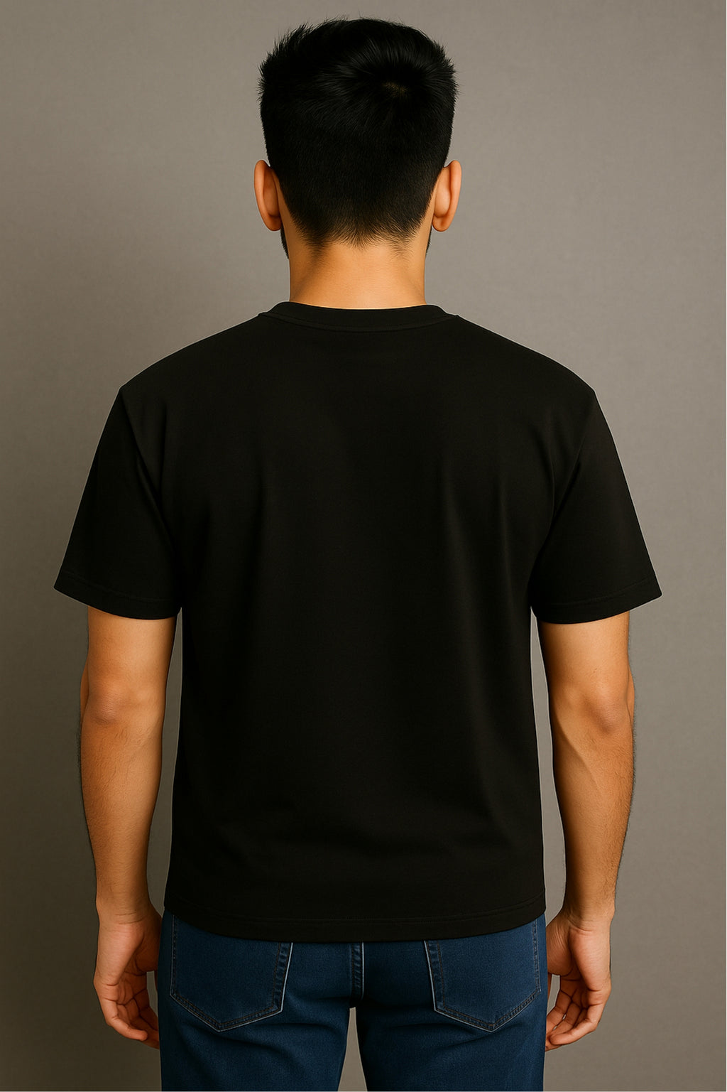 Signal Oversized T-Shirt - Black Colour