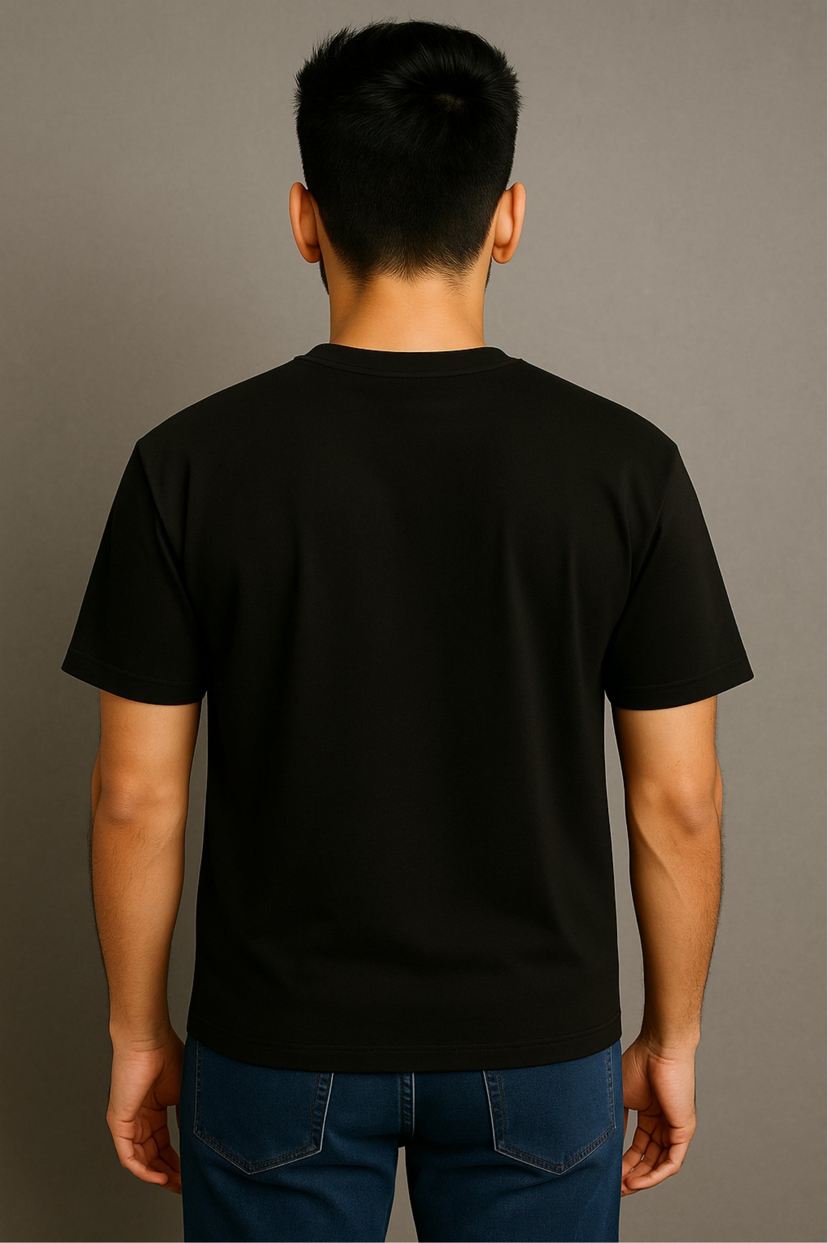 Signal Oversized T-Shirt - Black Colour
