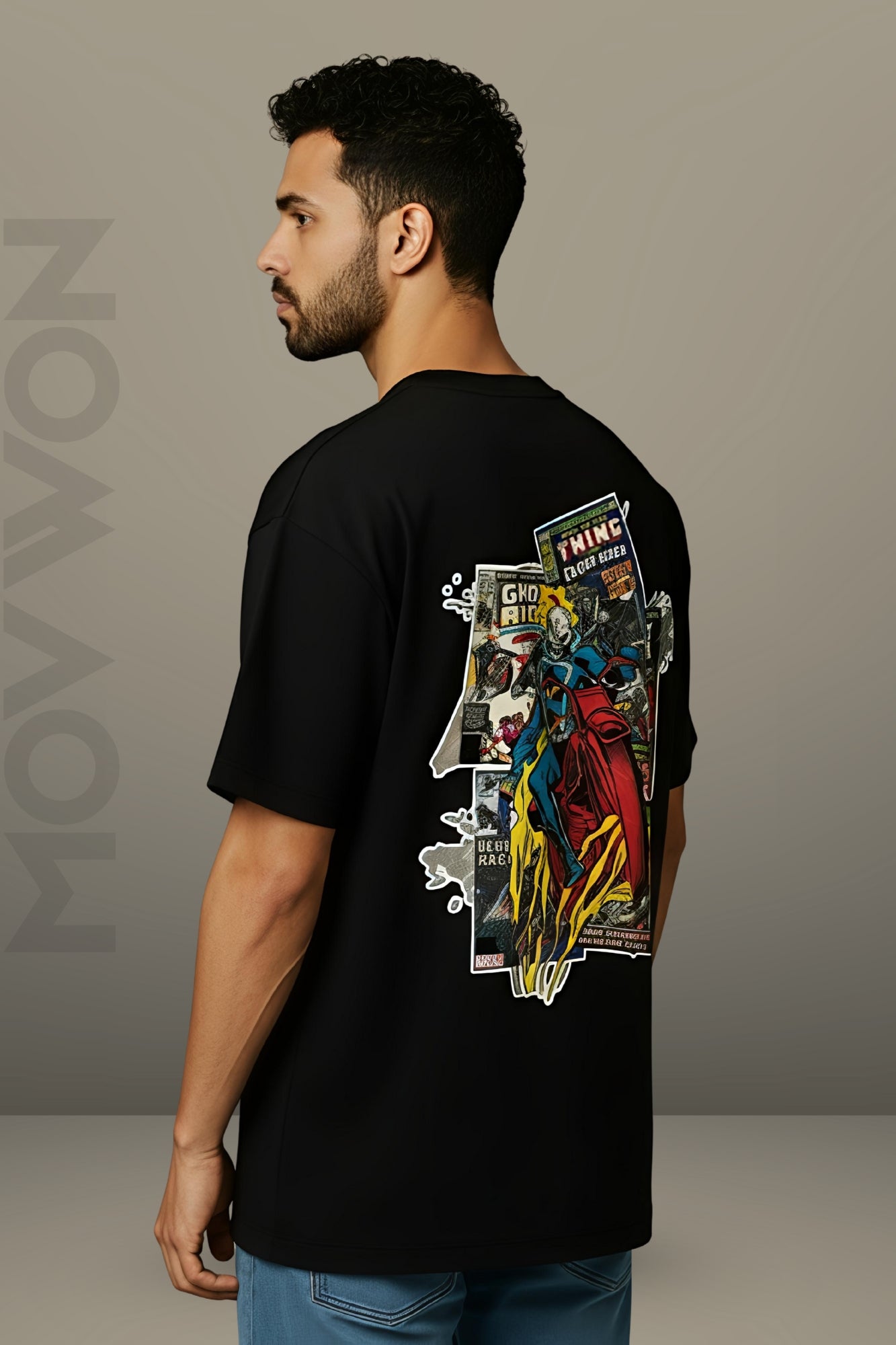 Gost Rider Oversized T-Shirt - Black