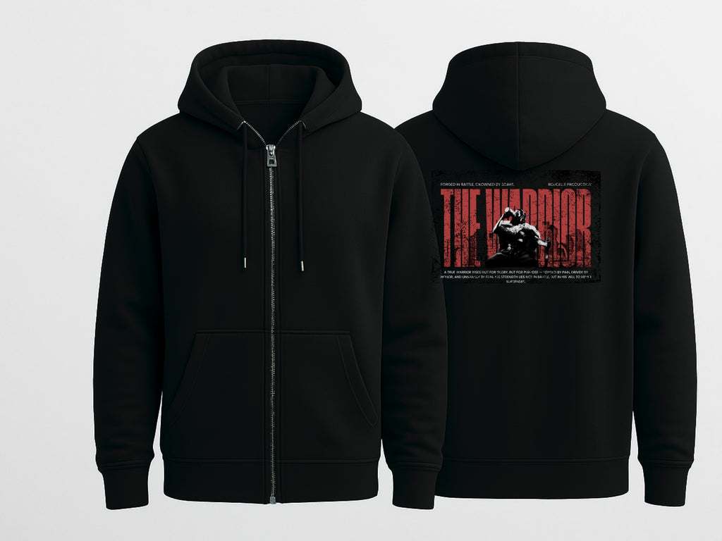 Warrior Spirit Hoodie Relaxed  Hoodie  Black