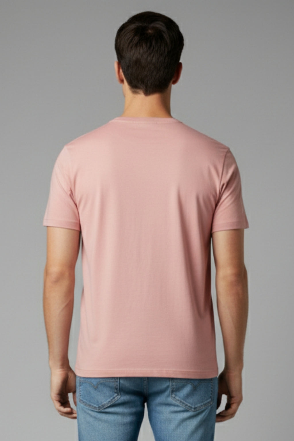 Round Neck - Lite Pink colour Regual T shirt