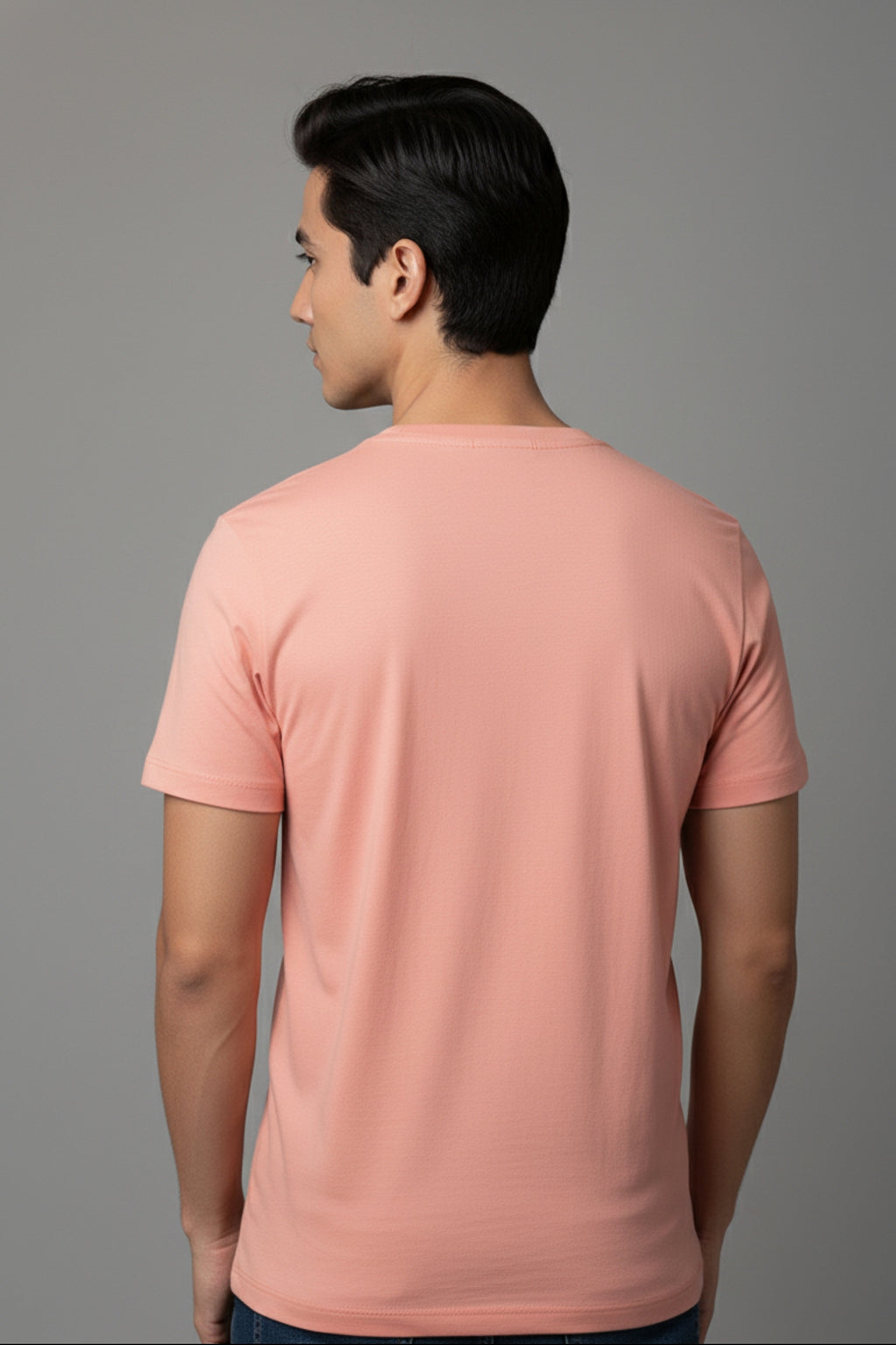 Regular Round Neck  T shirt  with Procket print