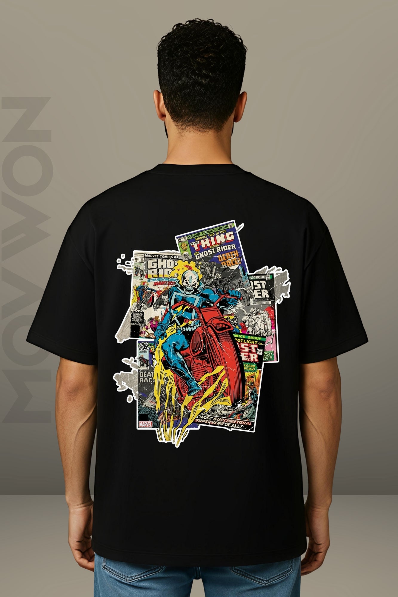 Gost Rider Oversized T-Shirt - Black