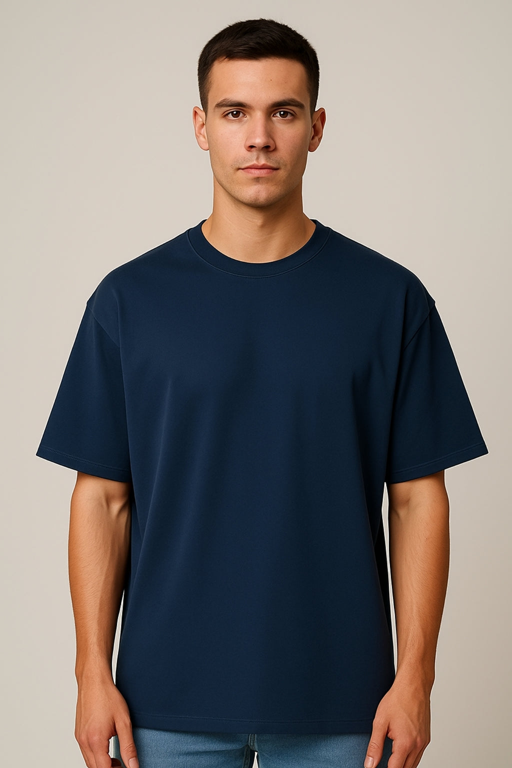 Plain Oversized T-Shirt - Diesel Blue