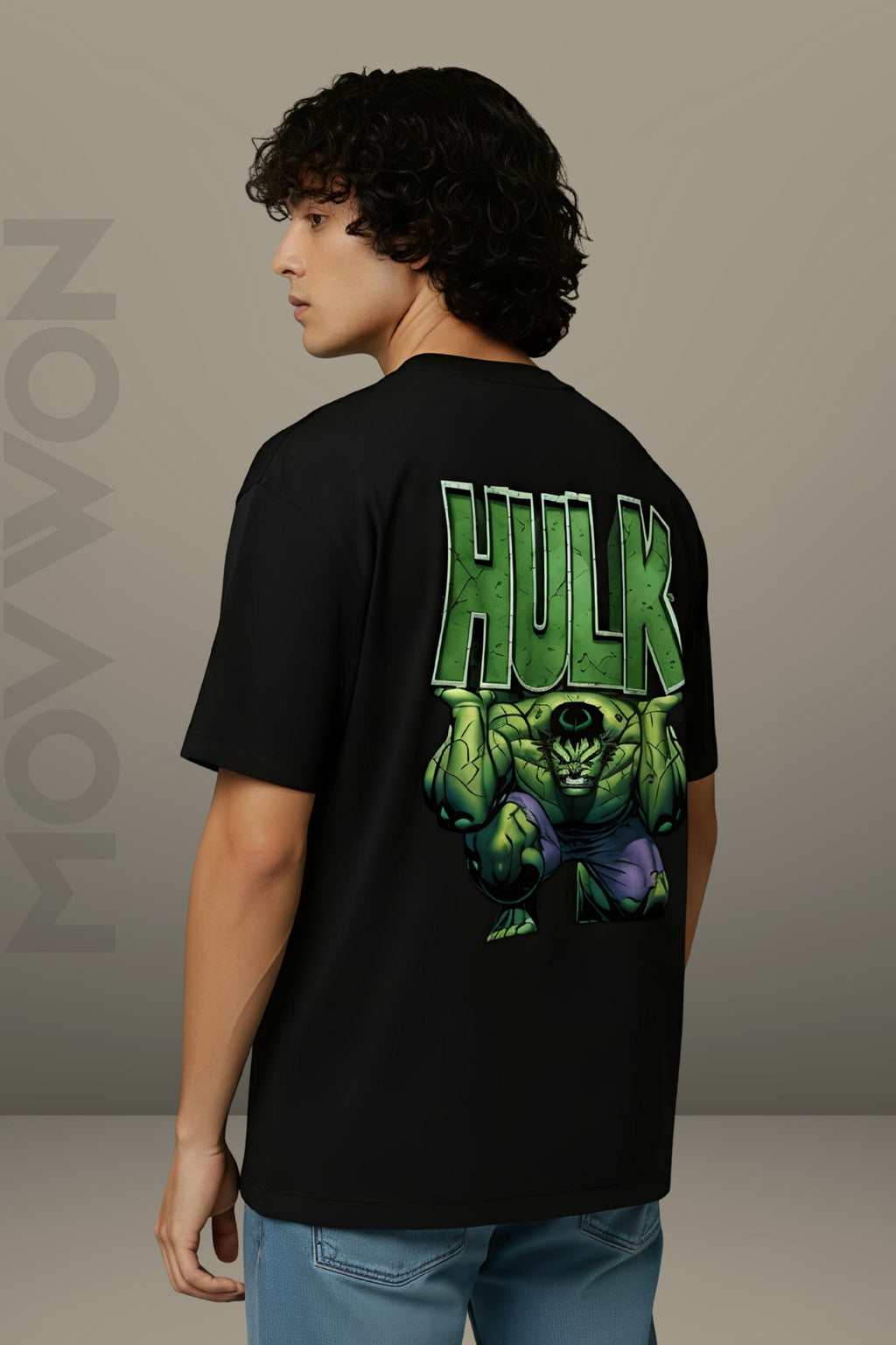 The Hulk Oversized T-Shirt - Black Clour