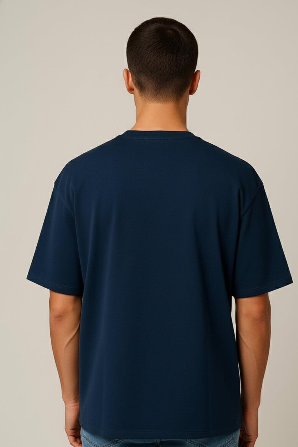 Plain Oversized T-Shirt - Diesel Blue