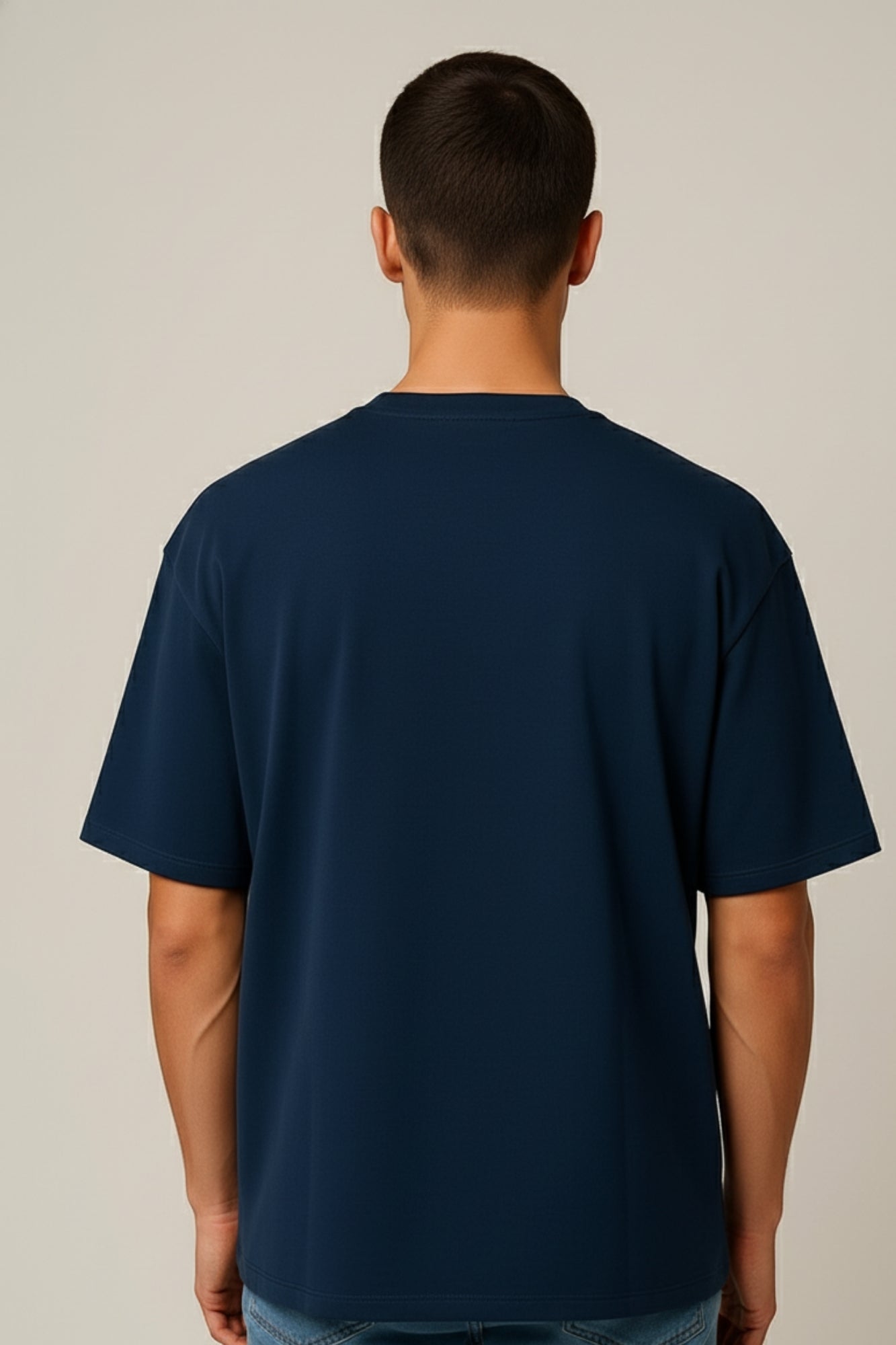 Plain Oversized T-Shirt - Diesel Blue