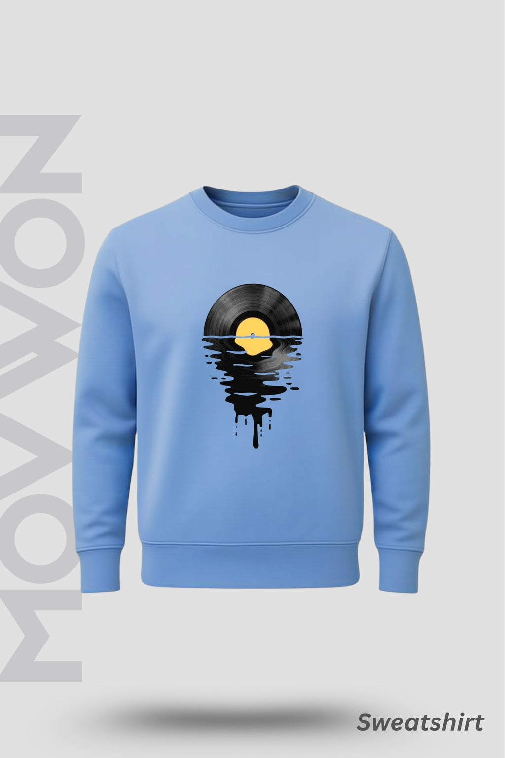 Life Music Solid Sweatshirt - Lite Blue