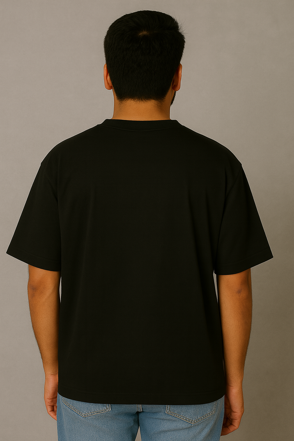 Oversized T-Shirt - Black Colour Plain T shirt