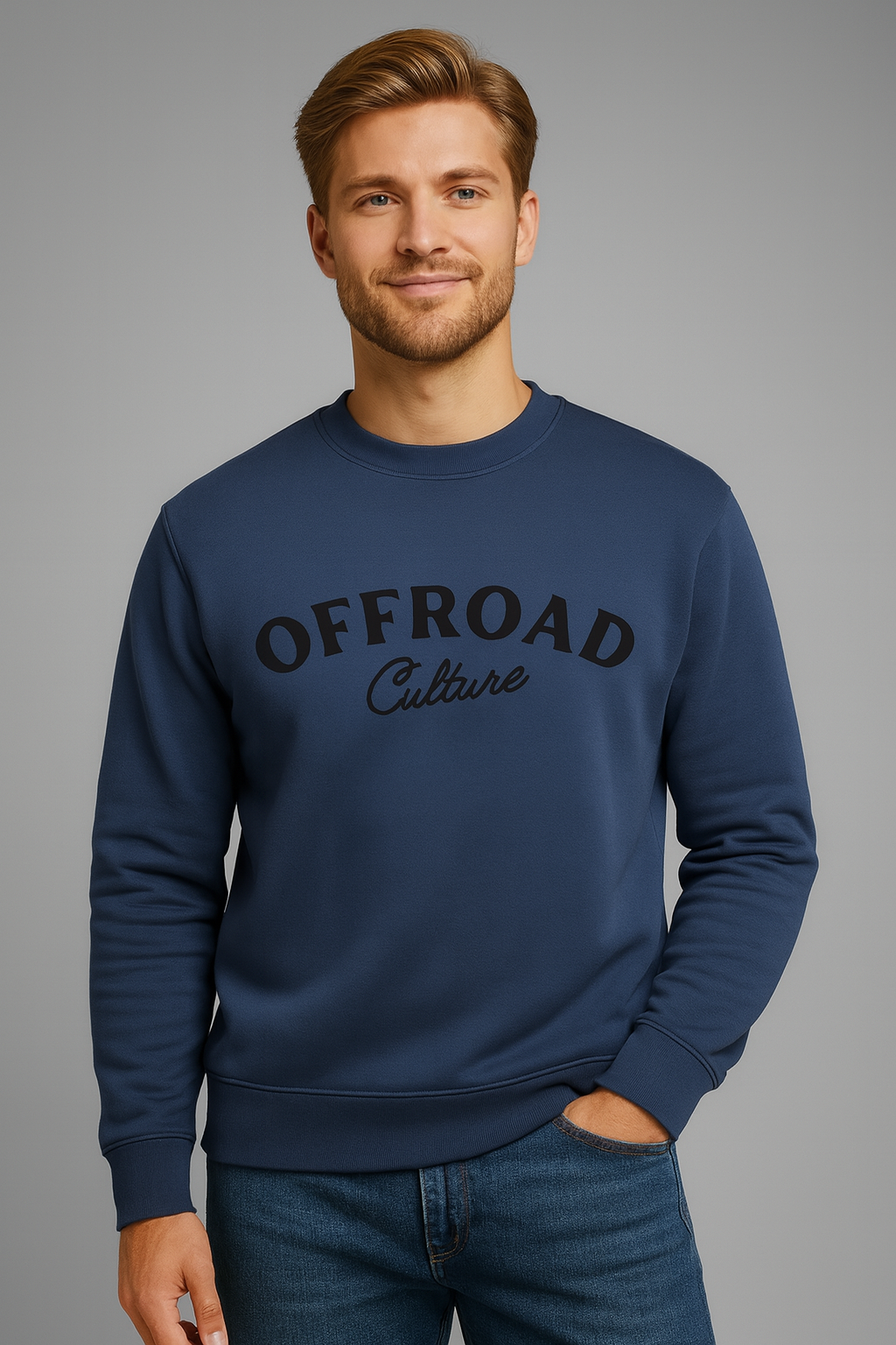 Off Road Sweatshirt Regular Fit - Diesel Blue