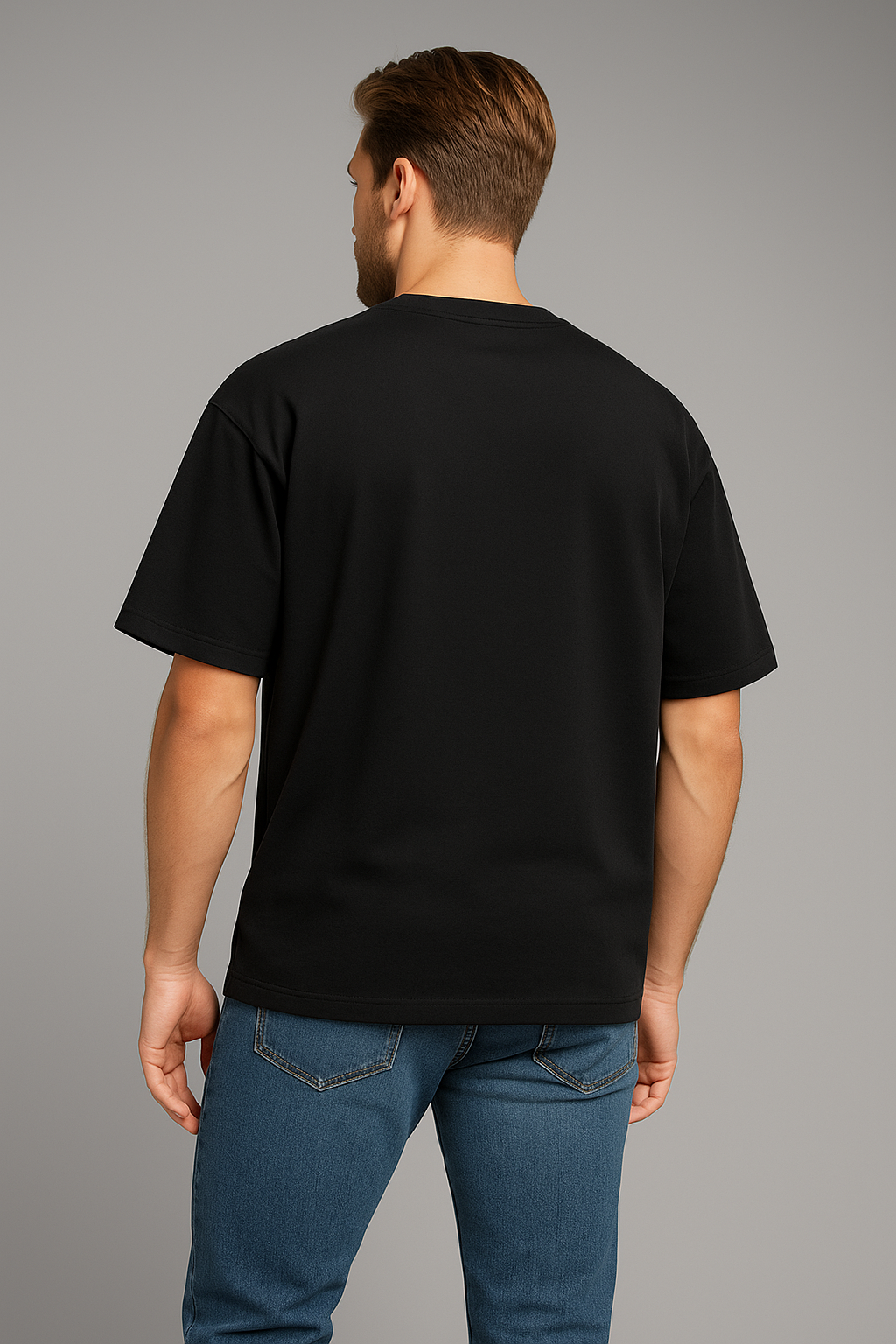 Oversized T-Shirt - Black Colour