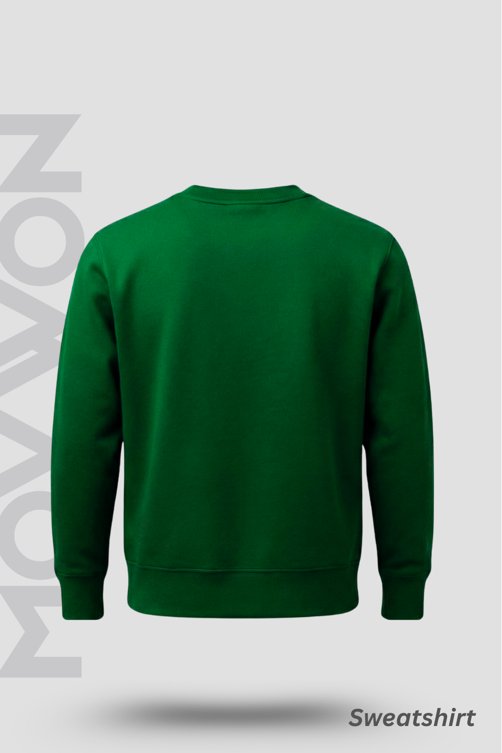 No Internet Solid Sweatshirt - Pista Green