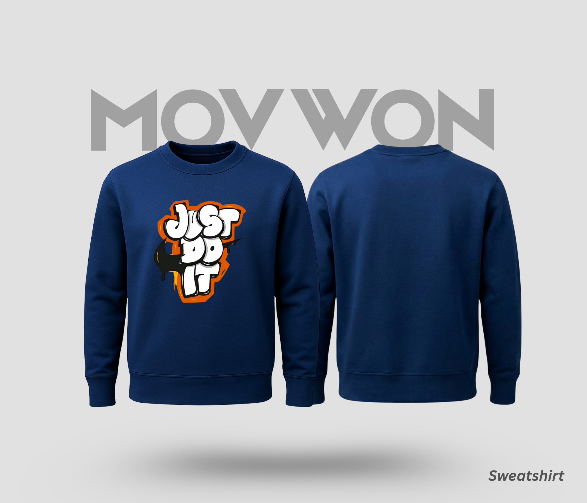 Do It Solid Sweatshirt - Diesel Blue