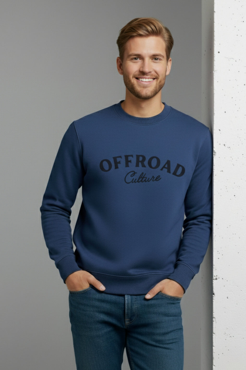 Off Road Sweatshirt Regular Fit - Diesel Blue