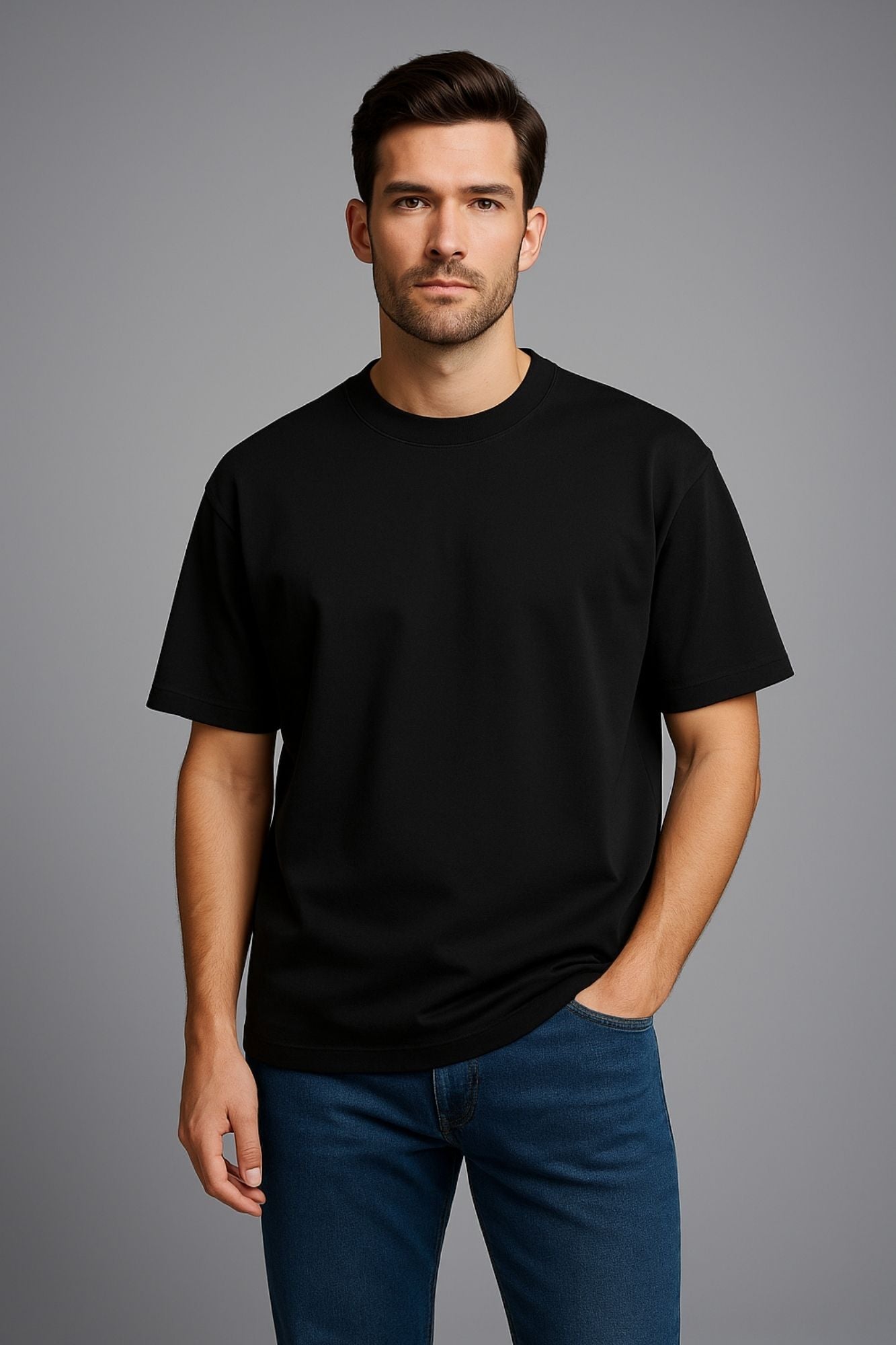 Paradise Oversized T-Shirt - Black Colour