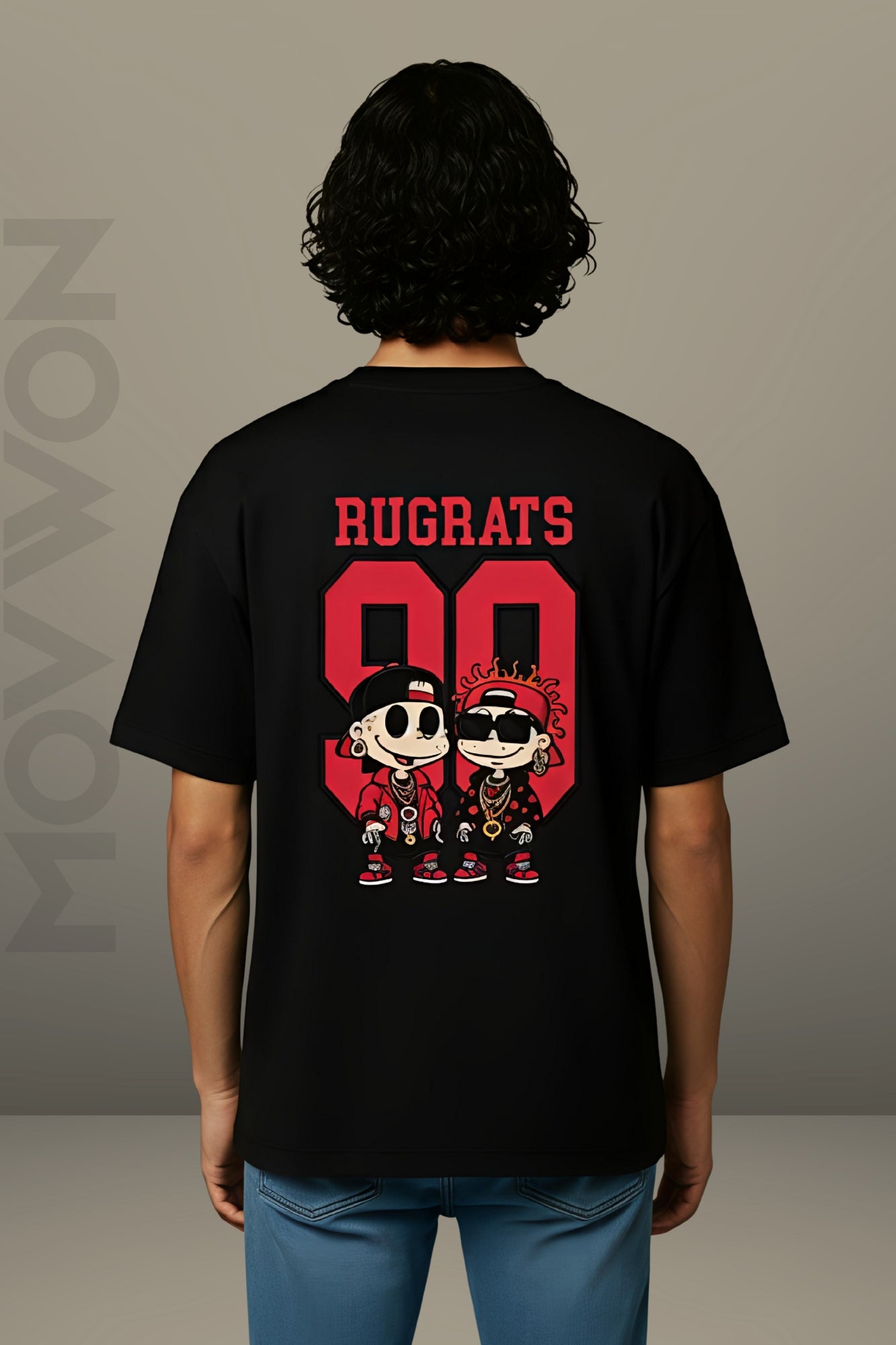 Rugrats Oversized T-Shirt - Black Clour